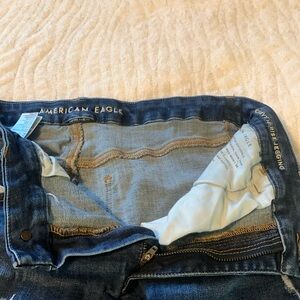 American Eagle, curvy high-rise jeggings